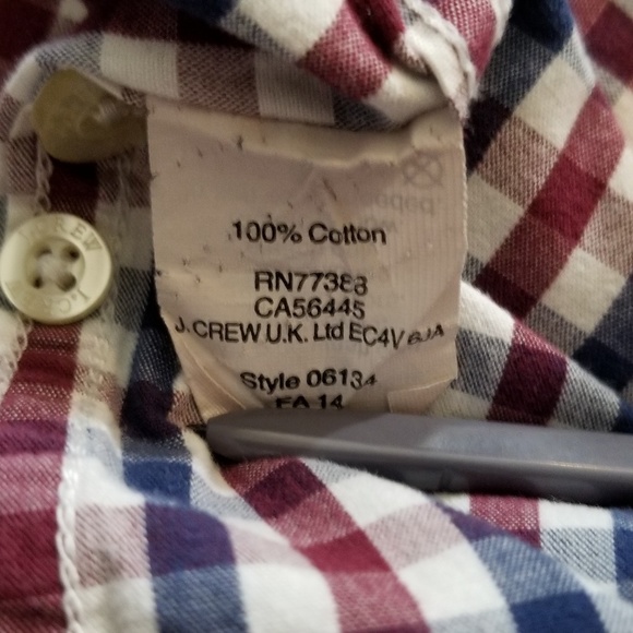 J. Crew Slim Fit Log Sleeve Button Down Oxford - Picture 7 of 8